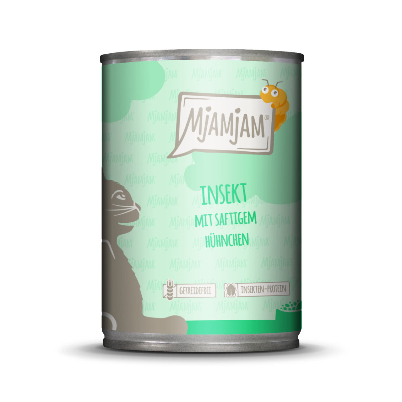Mjamjam Katzenfutter Dosenfutter Insekt mit saftigem Hühnchen 200g