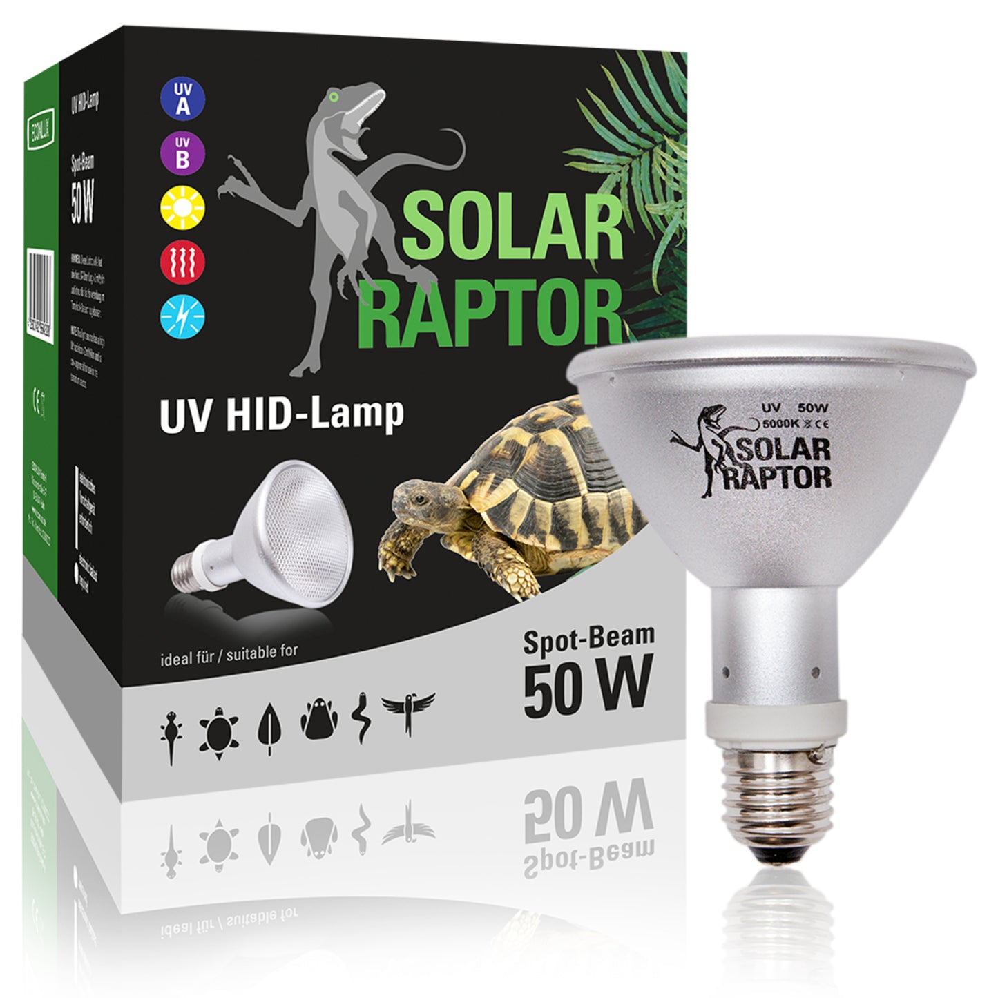 SolarRaptor HID-Lamp – Hochdruckmetalldampflampe mit UV-A Lampe UVB