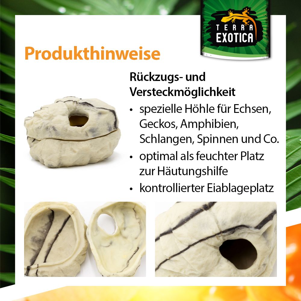 Terra Exotica Hiding Shelter – Sandstone oder Granit