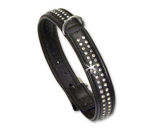 B-Ware Karlie VINTAGE TIFFANY Strasshalsband Halsband Hund– Schwarz (17 mm / 30 cm)
