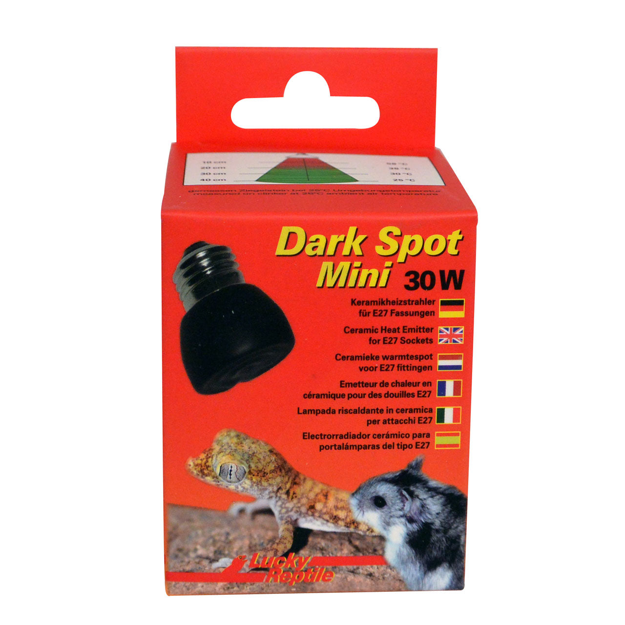 Lucky Reptile Dark Spot Mini 30 W – Keramikheizstrahler