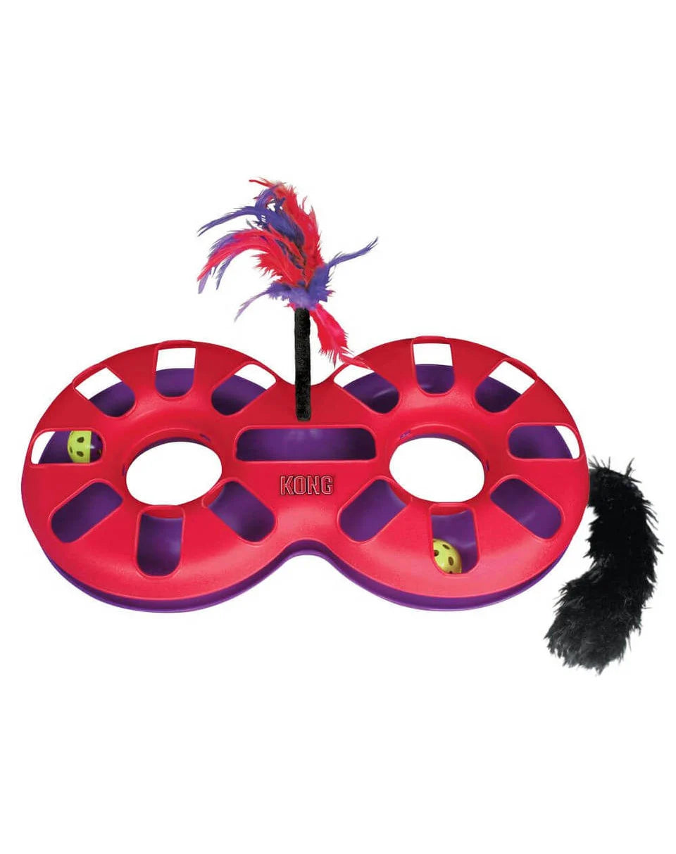 KONG Cat Active Eight Track Katzenspielzeug mit Catnip