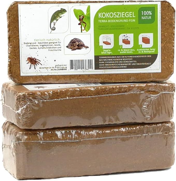 Kokosziegel Bodengrund Kokosfaserhumus 650g/8L
