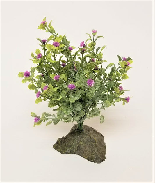 Lucky Reptile Trockenbusch – Kunstpflanze auf Steinsockel, ca. 15 cm