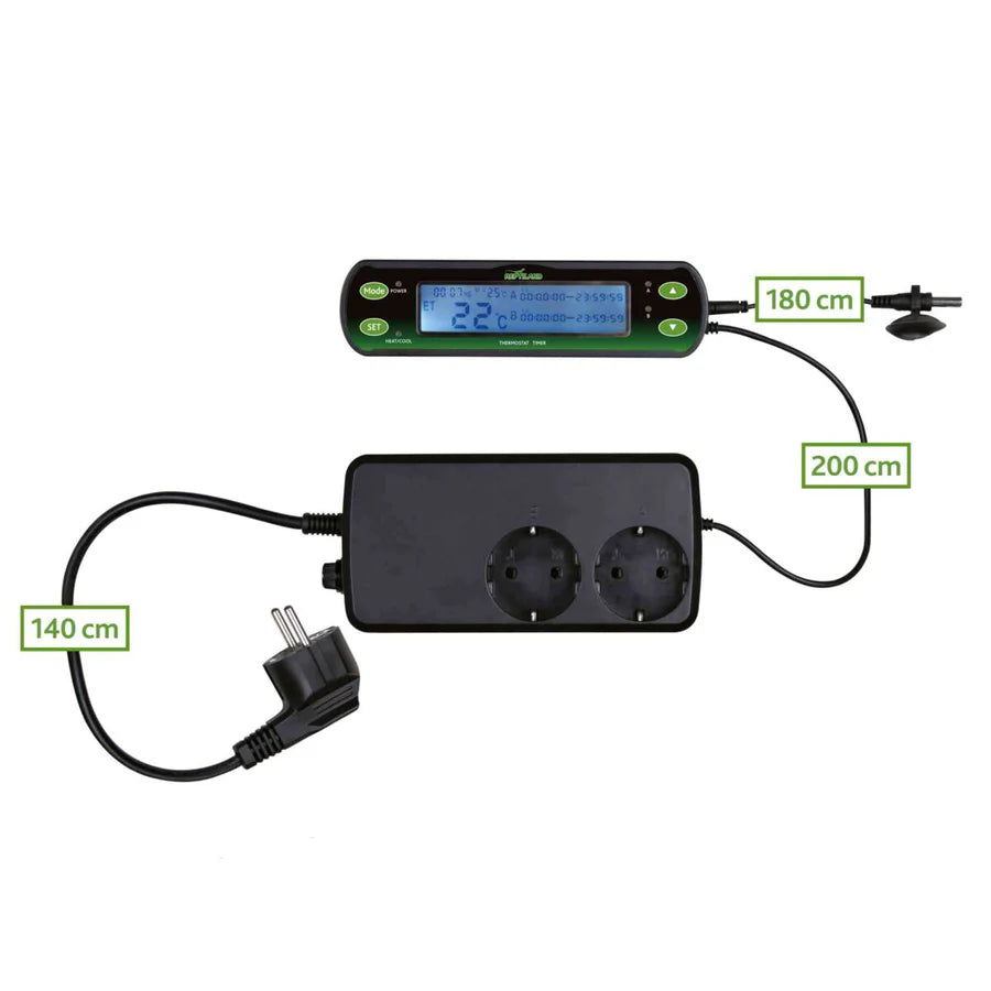 Trixie Reptiland Digitaler Thermostat 2 Schaltkreise