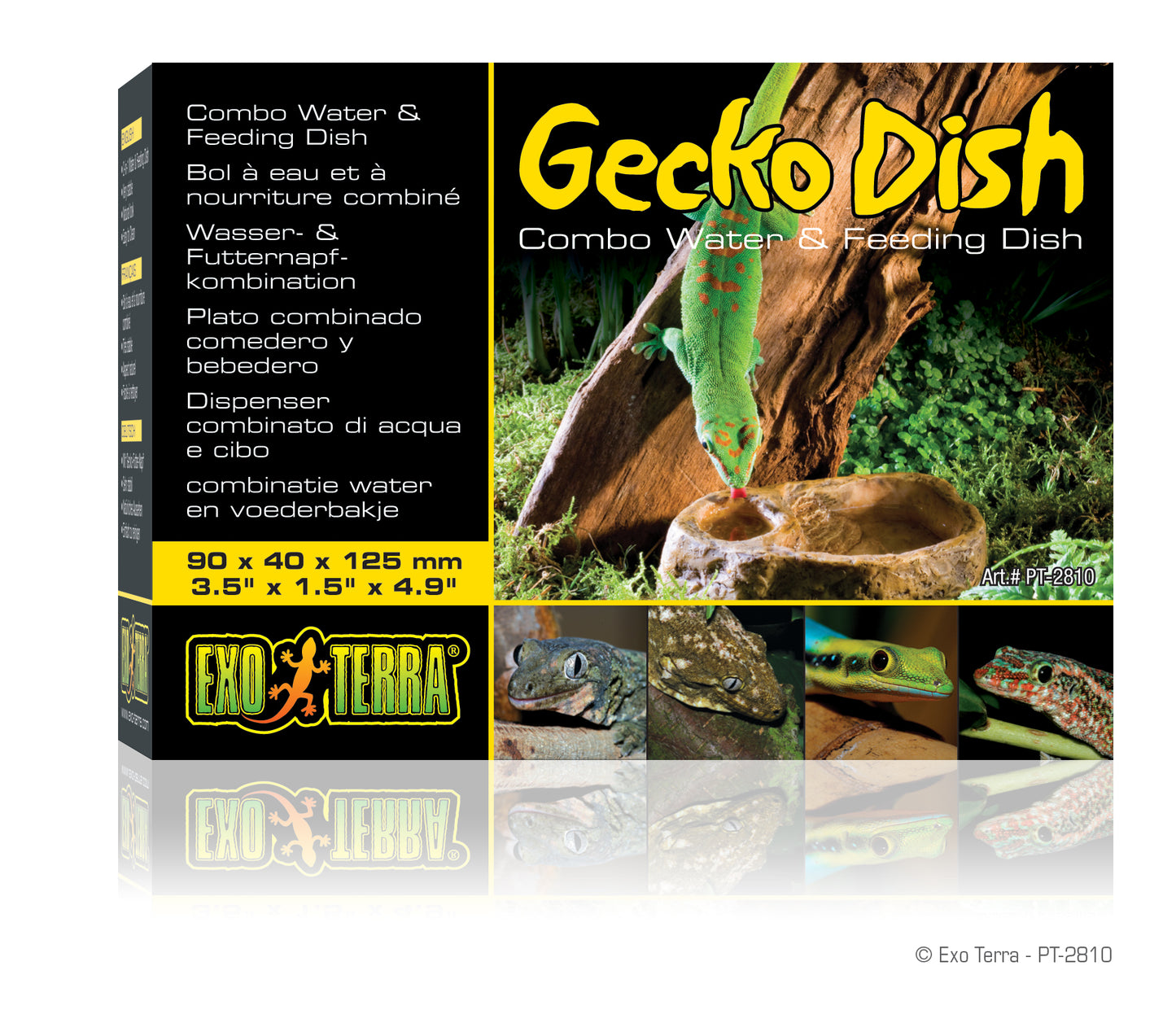 Exo Terra Gecko Dish – Wasser- und Futternapfkombination