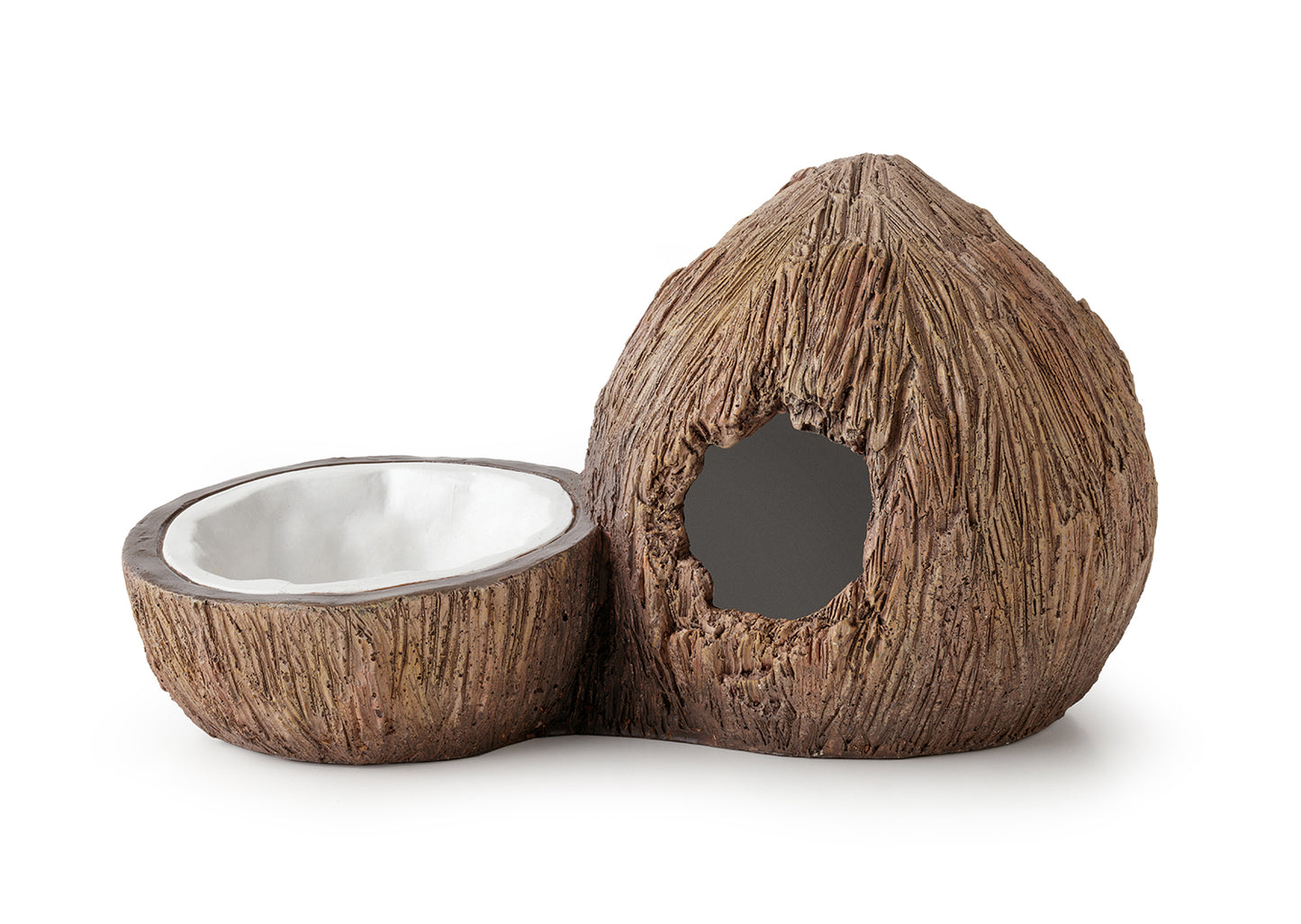Exo Terra Coconut Hide – Kokosnuss-Versteck & -Wassernapf (2-in-1)