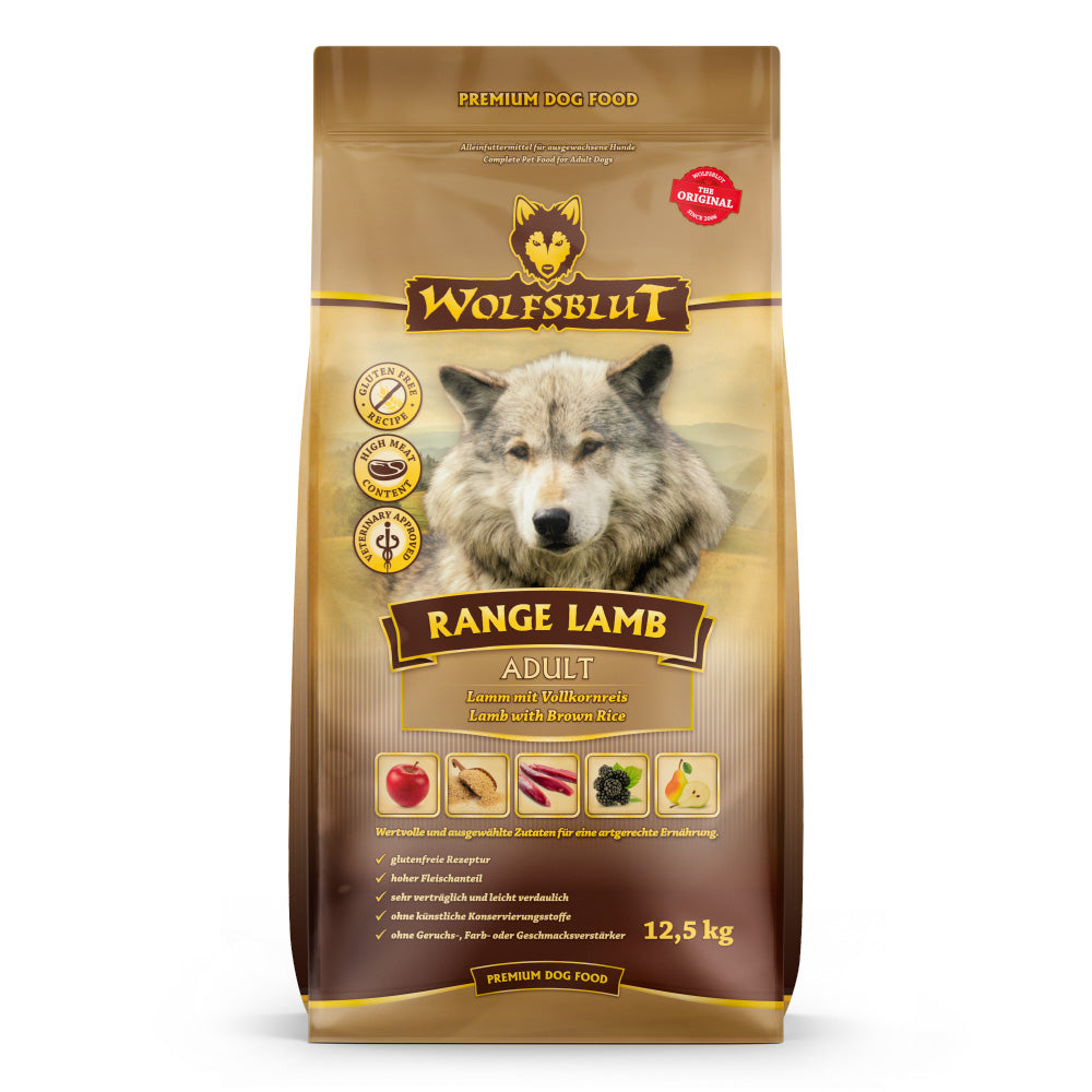 Wolfsblut Adult Range Lamb Trockenfutter mit Lamm und Vollkornreis