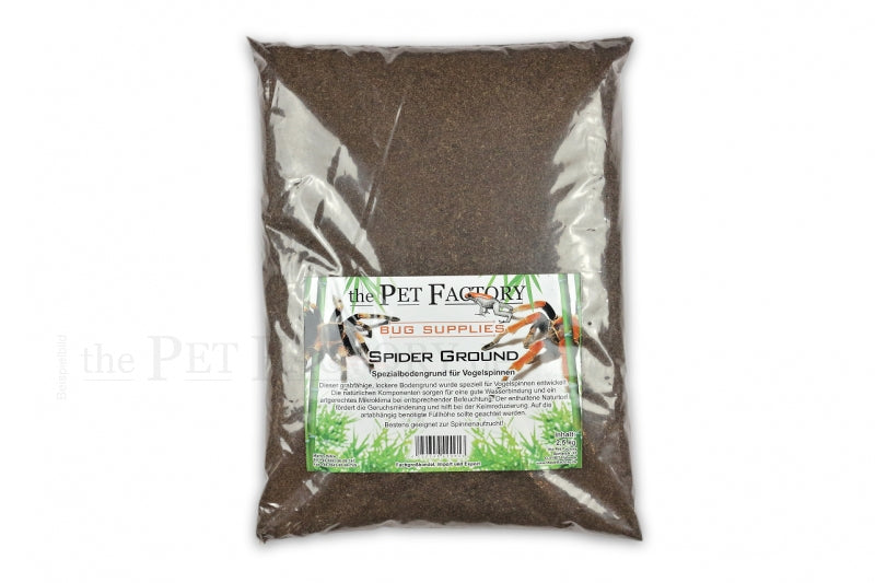 The Pet Factory Spider Ground – 2,5 kg Spezialbodengrund für Vogelspinnen
