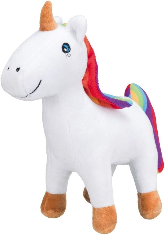 Plüsch-Einhorn für Hunde – Weiches Kuschel- & Spielvergnügen mit Sound (25 cm) Hundespielzeug