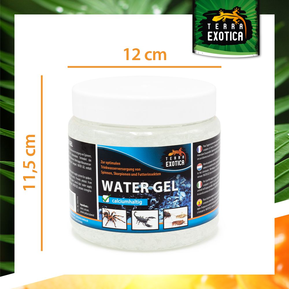 Terra Exotica Water Gel – Trinkwasserversorgung für Spinnen, Skorpione und Futterinsekten