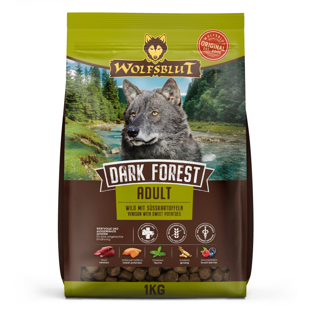 Wolfsblut Adult Dark Forest Trockenfutter mit Wild und Süßkartoffel