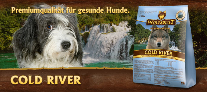 Wolfsblut Adult Cold River Trockenfutter Forelle mit Süßkartoffeln