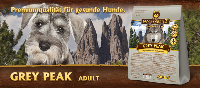 Wolfsblut Adult Grey Peak Trockenfutter Ziegenfleisch und Süßkartoffel