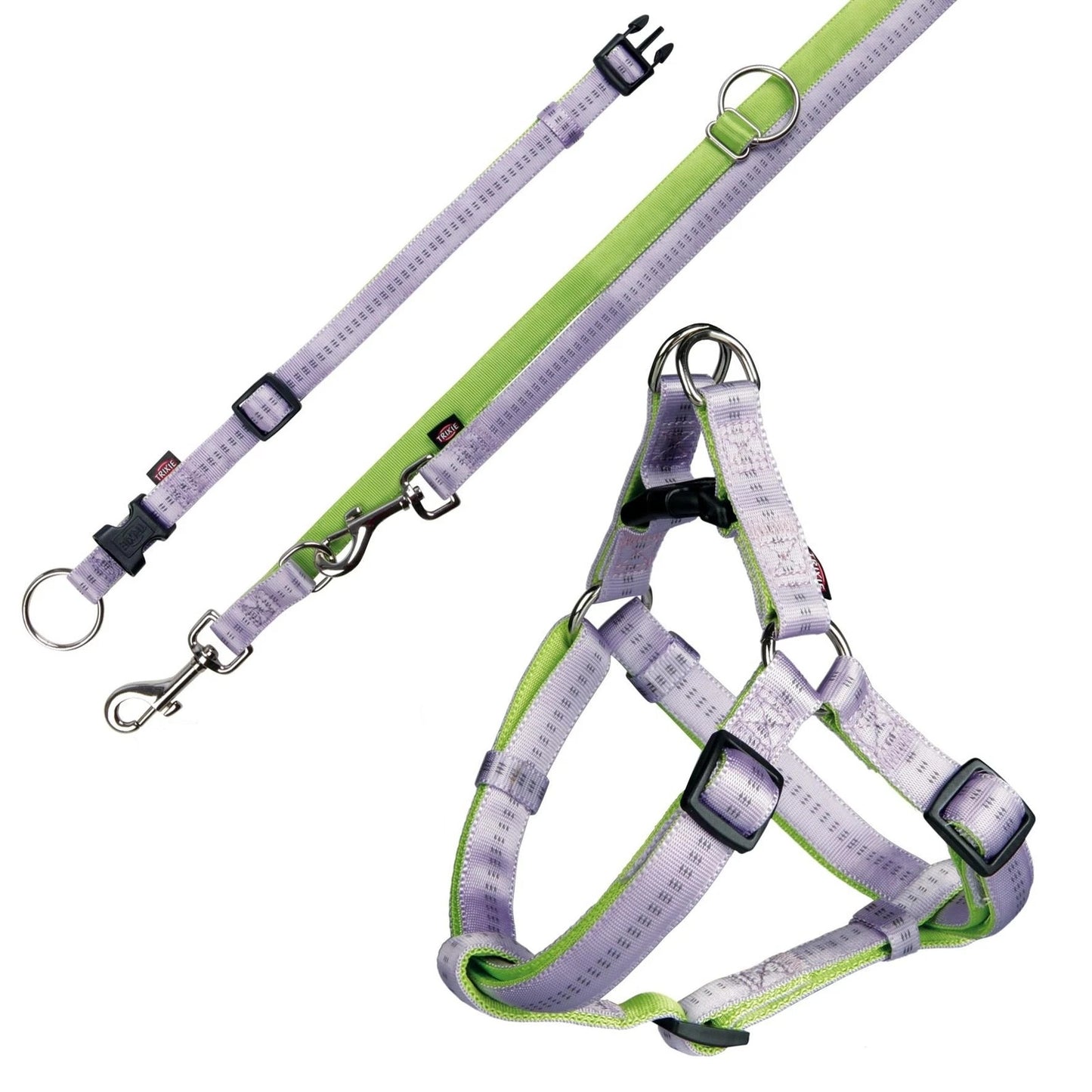 Trixie Softline Elegance Halsband & One Touch Geschirr