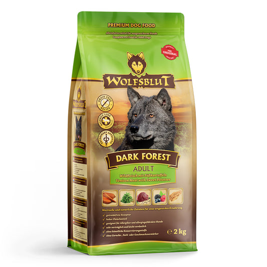 Wolfsblut Adult Dark Forest Trockenfutter mit Wild und Süßkartoffel