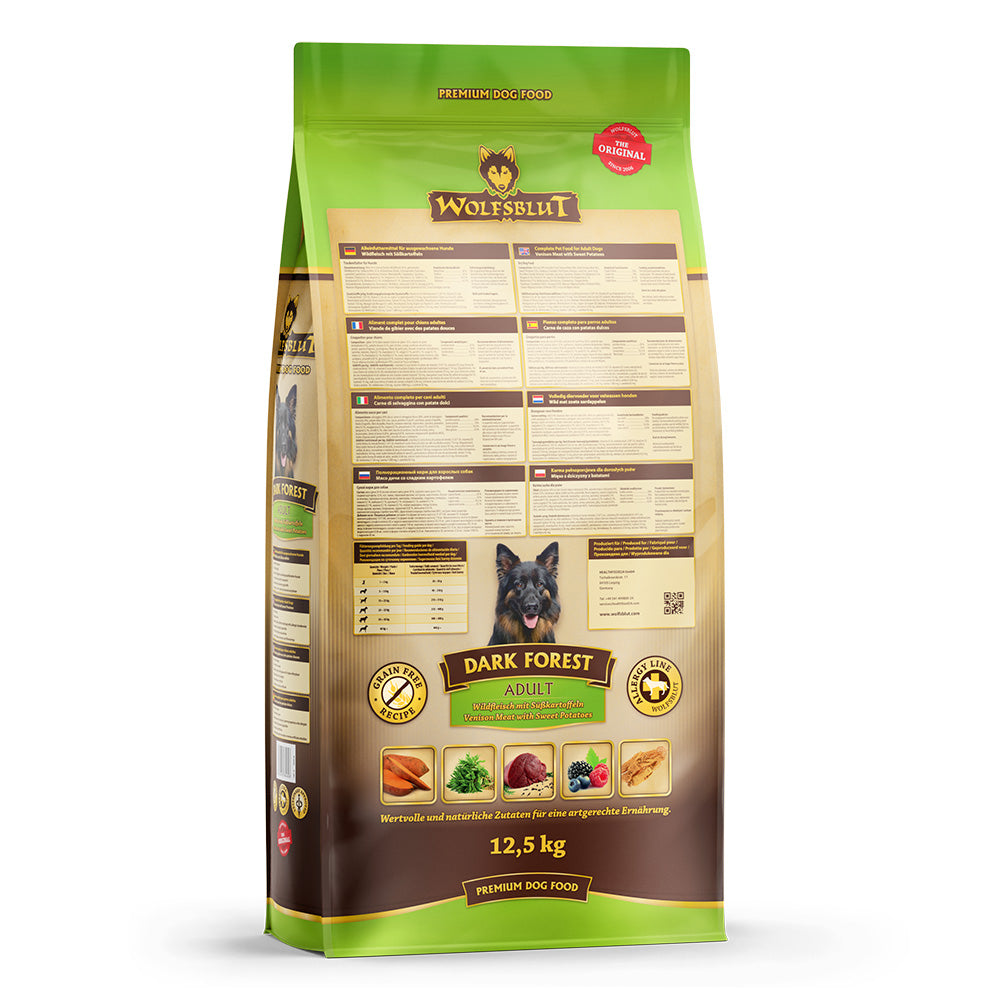 Wolfsblut Adult Dark Forest Trockenfutter mit Wild und Süßkartoffel